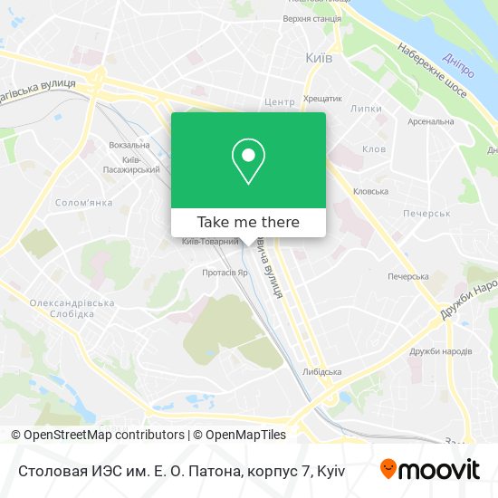 Столовая ИЭС им. Е. О. Патона, корпус 7 map