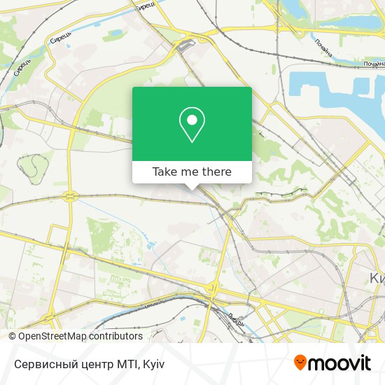 Сервисный центр MTI map