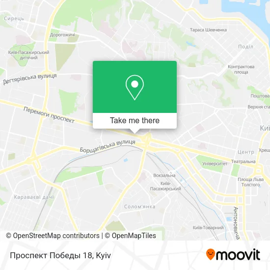 Карта Проспект Победы 18