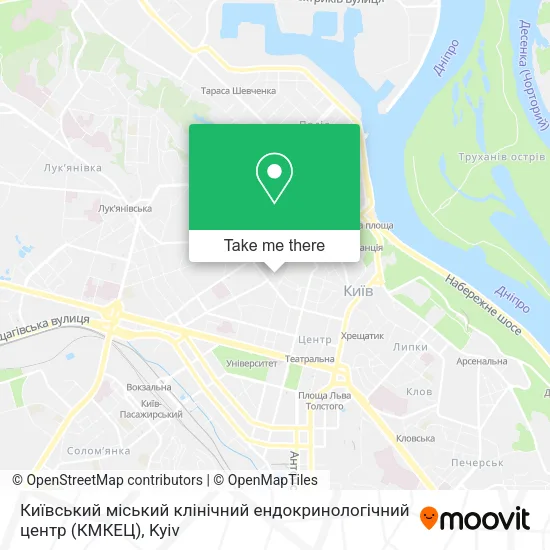 Київський міський клінічний ендокринологічний центр (КМКЕЦ) map