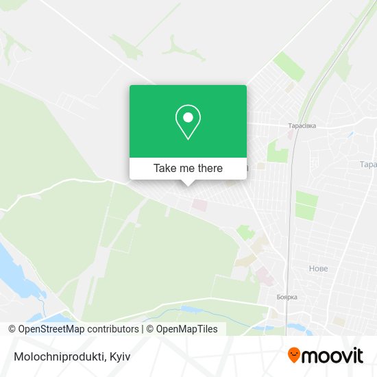 Карта Molochniprodukti