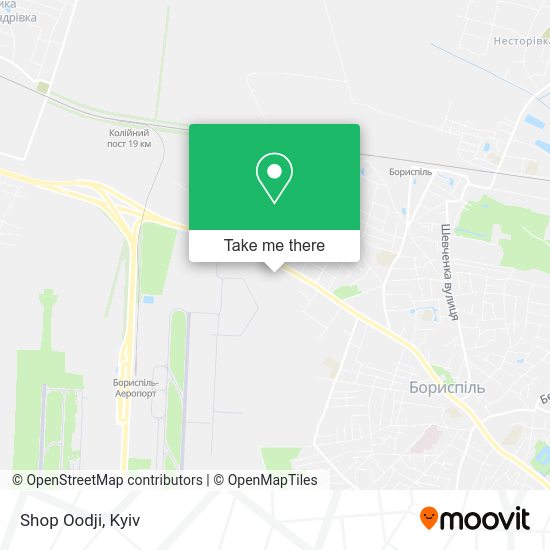 Карта Shop Oodji