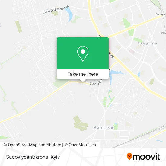 Карта Sadoviycentrkrona