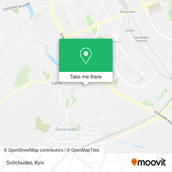Карта Svitchudes