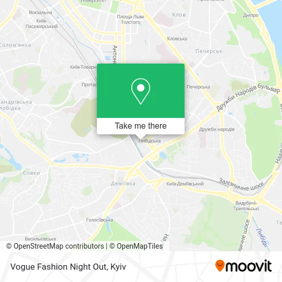 Карта Vogue Fashion Night Out