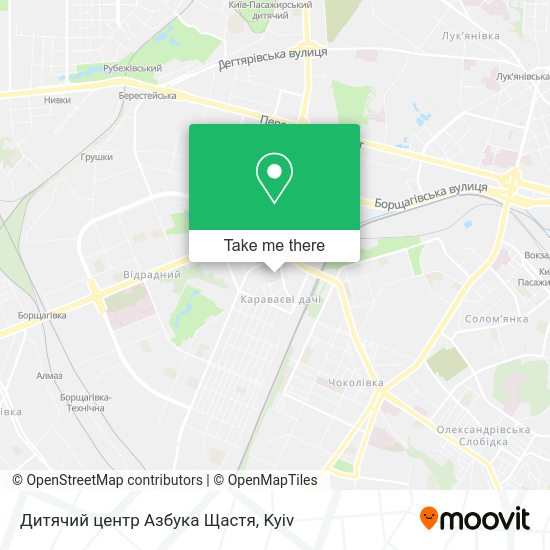 Карта Дитячий центр Азбука Щастя