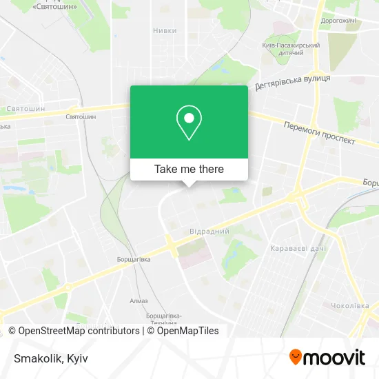 Карта Smakolik
