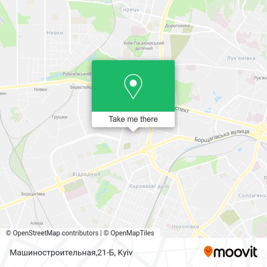 Карта Машиностроительная,21-Б