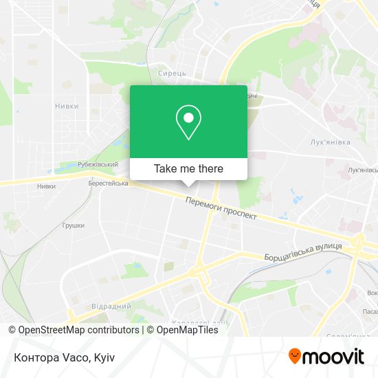 Карта Контора Vaco