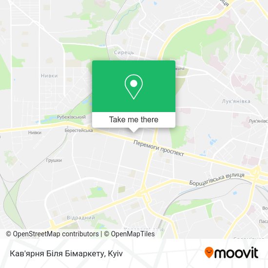Кав'ярня Біля Бімаркету map