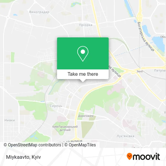 Карта Miykaavto