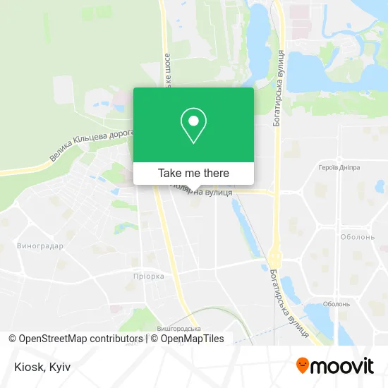 Kiosk map