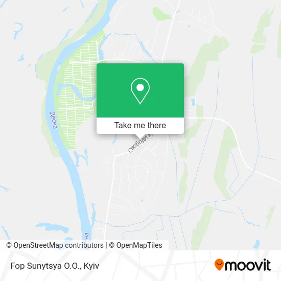 Карта Fop Sunytsya O.O.