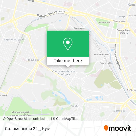 Соломенская 22🙈 map