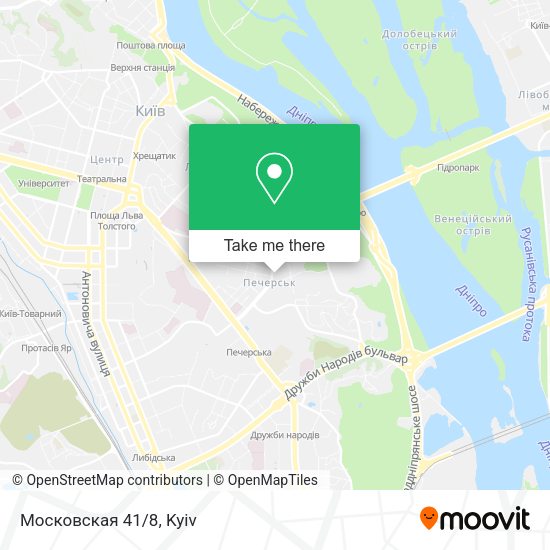 Карта Московская 41/8