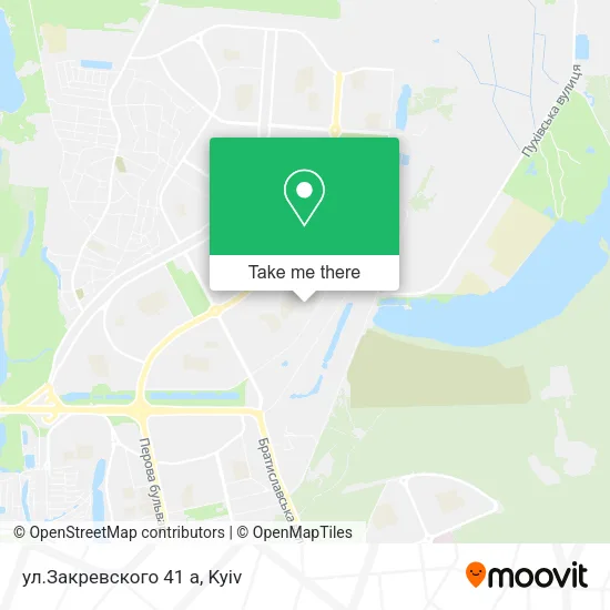 Карта ул.Закревского 41 а