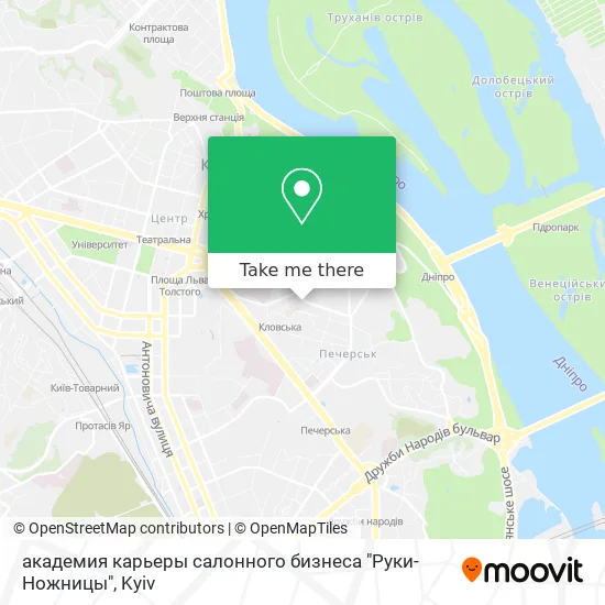 Карта академия карьеры салонного бизнеса "Руки-Ножницы"