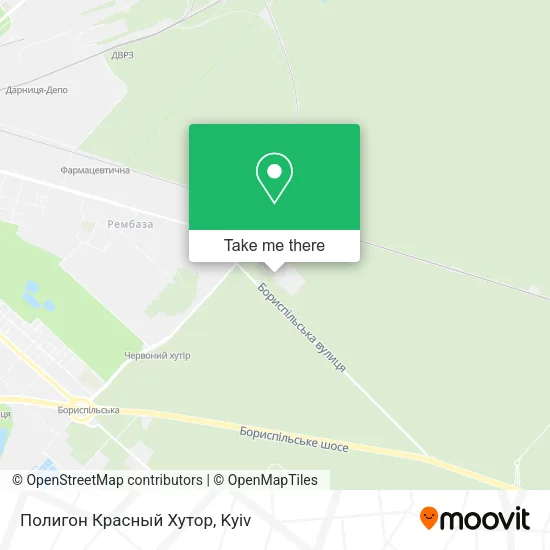 Карта Полигон Красный Хутор
