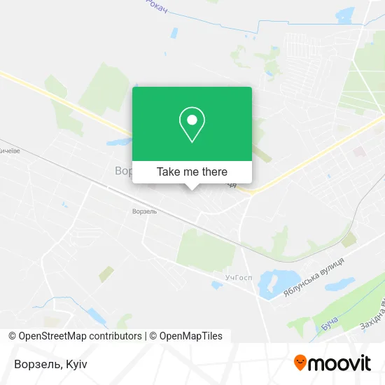 Ворзель map