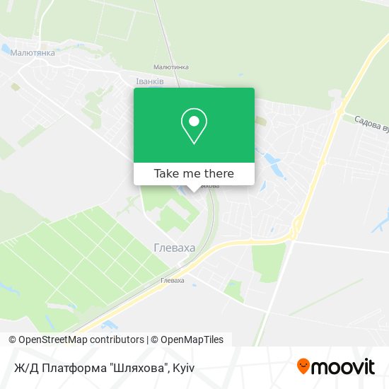 Ж/Д Платформа "Шляхова" map