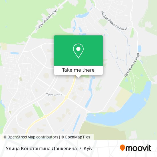Улица Константина Данкевича, 7 map
