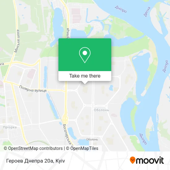 Карта Героев Днепра 20а