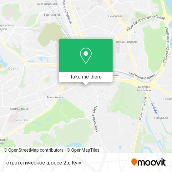 Карта стратегическое шоссе 2а