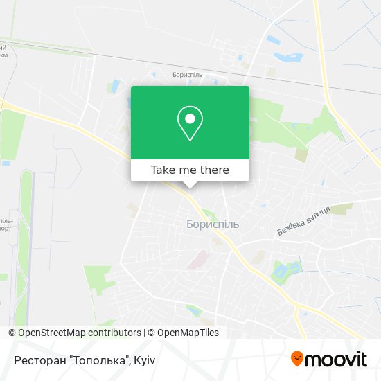Ресторан "Тополька" map