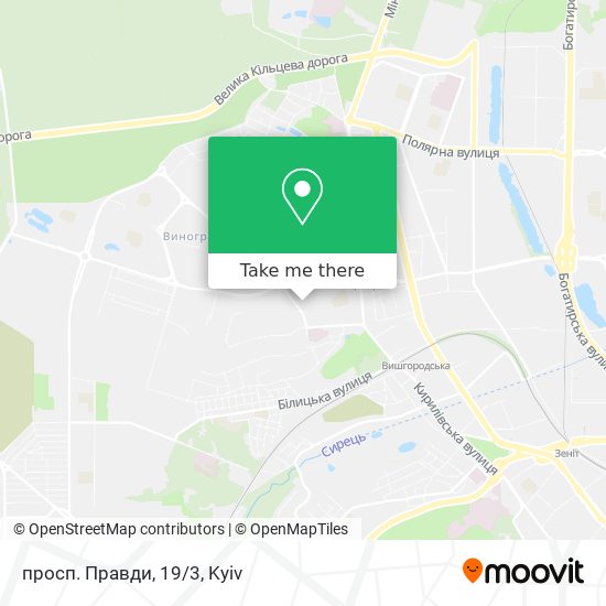 просп. Правди, 19/3 map