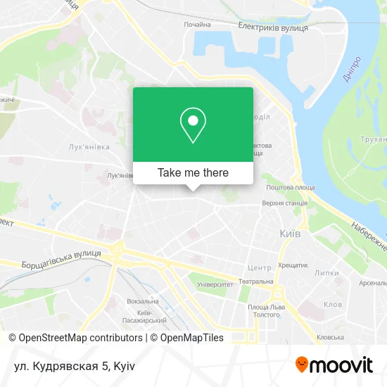 Карта ул. Кудрявская 5