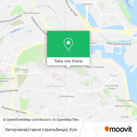 Загоровка(старое стрельбище) map
