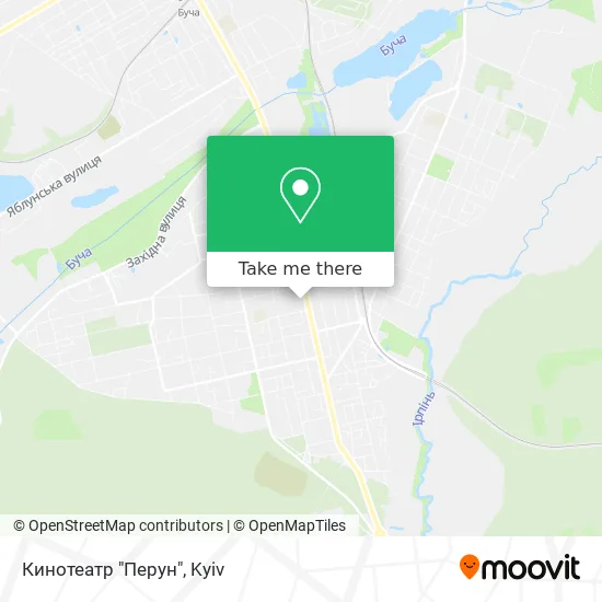 Карта Кинотеатр "Перун"