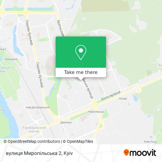 вулиця Миропільська 2 map