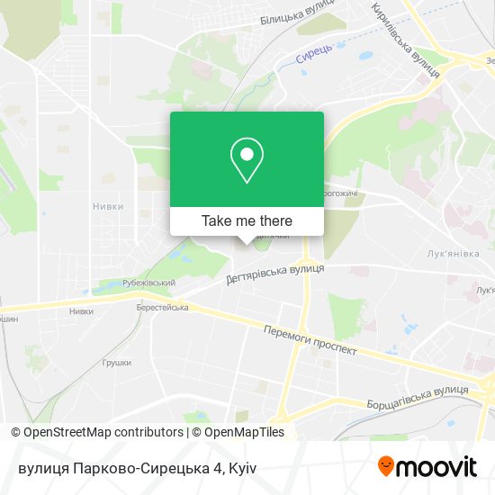 вулиця Парково-Сирецька 4 map