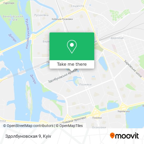 Здолбуновская 9 map
