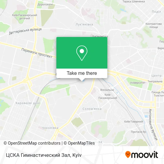 ЦСКА Гимнастический Зал map