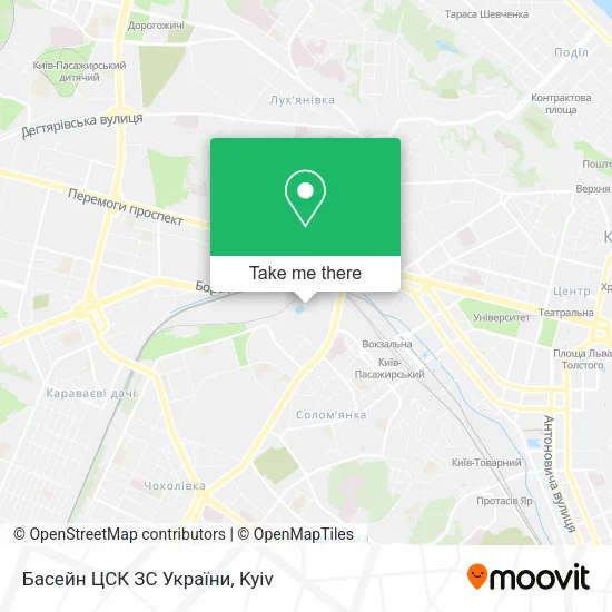 Басейн ЦСК ЗС України map