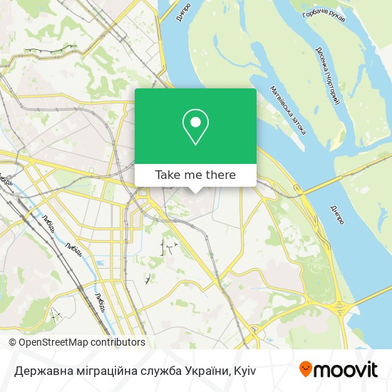 Карта Державна міграційна служба України