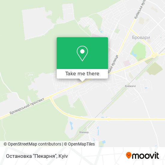 Остановка "Пекарня" map