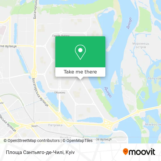 Площа Сантьяго-де-Чилі map