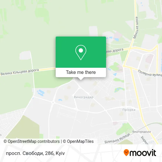 Карта просп. Свободи, 28б