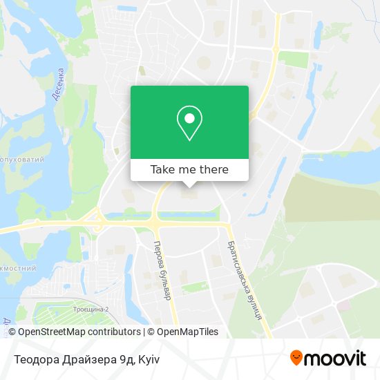 Карта Теодора Драйзера 9д