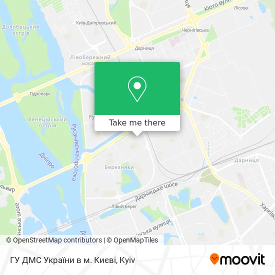 ГУ ДМС України в м. Києві map