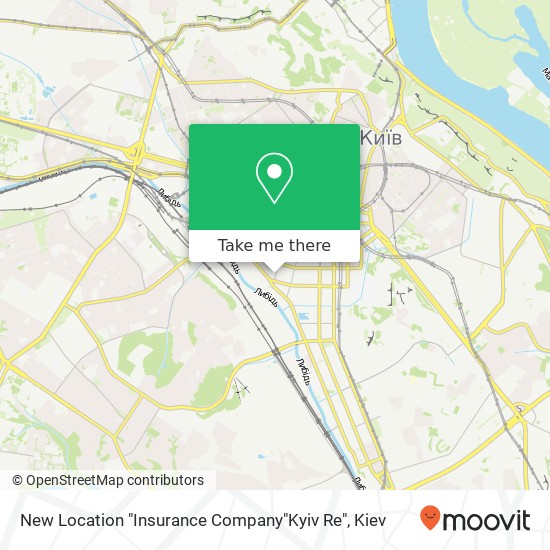 New Location "Insurance Company"Kyiv Re" map