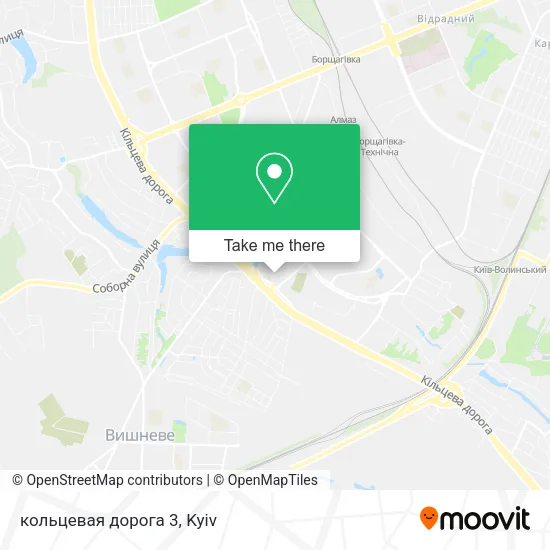 Карта кольцевая дорога 3
