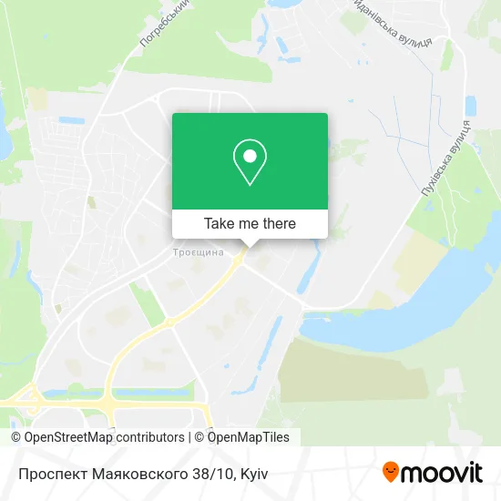 Карта Проспект Маяковского 38/10
