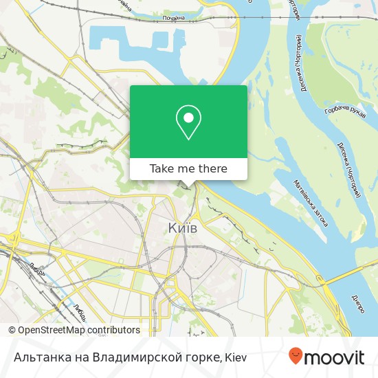 Альтанка на Владимирской горке map