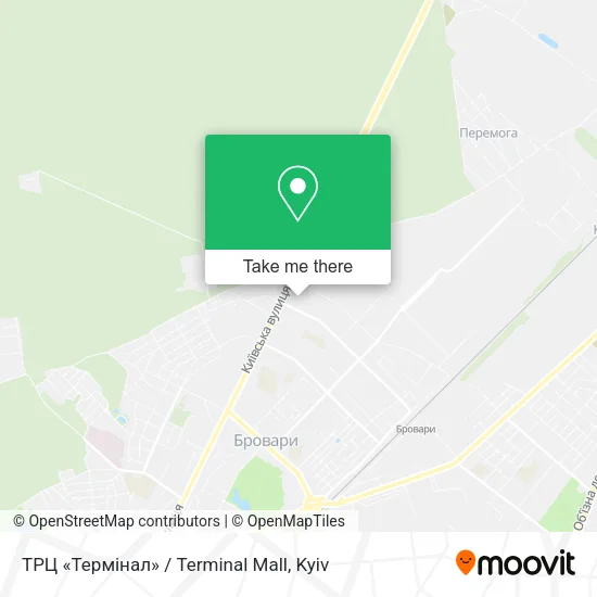 Карта ТРЦ «Термінал» / Terminal Mall