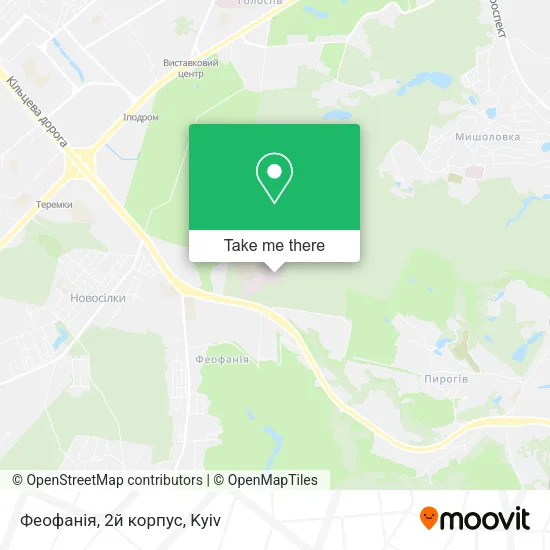 Феофанія, 2й корпус map