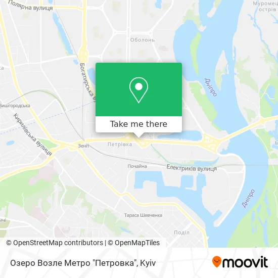 Озеро Возле Метро "Петровка" map